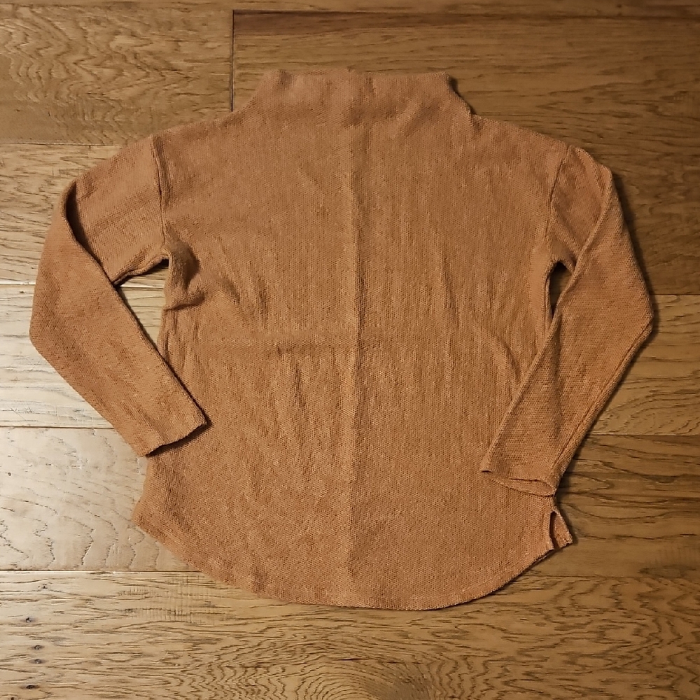 Old Navy Mock Neck Sweater Size Medium Tall Camel Tan